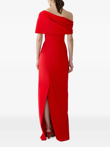 Rochie maxi Carolina Herrera roșu