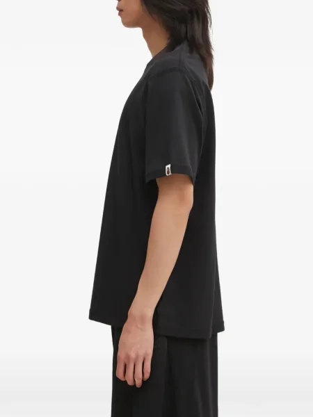 Tricou A Bathing Ape® cu imagine negru