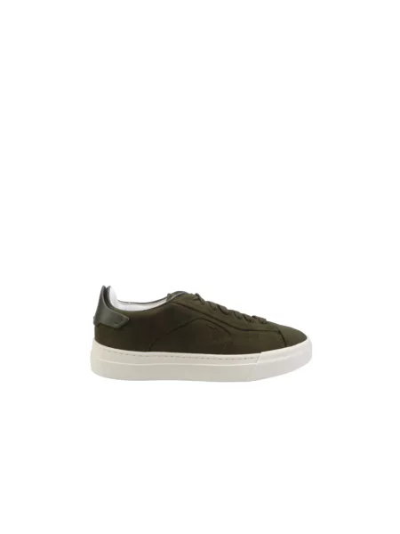 Sneakersy Santoni skórzane zielone