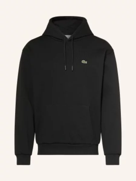 Lacoste Mikina S Kapucí černá