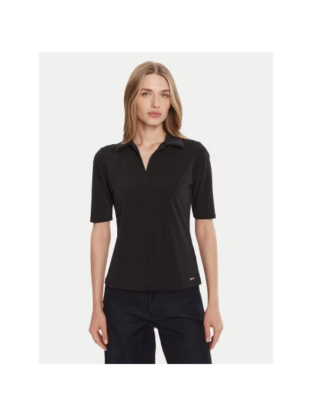 Calvin Klein Polo marškinėliai Slim Fit juoda