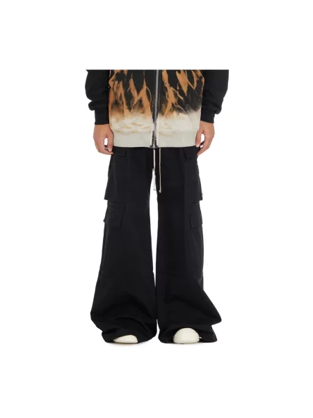 Spodnie cargo Rick Owens czarne