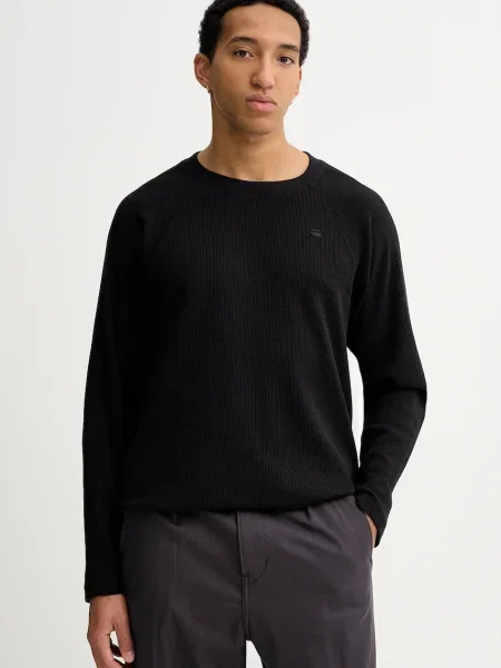 Tricou mânecă lungă G-star negru