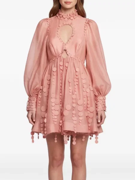 Rochie mini Zimmermann roz