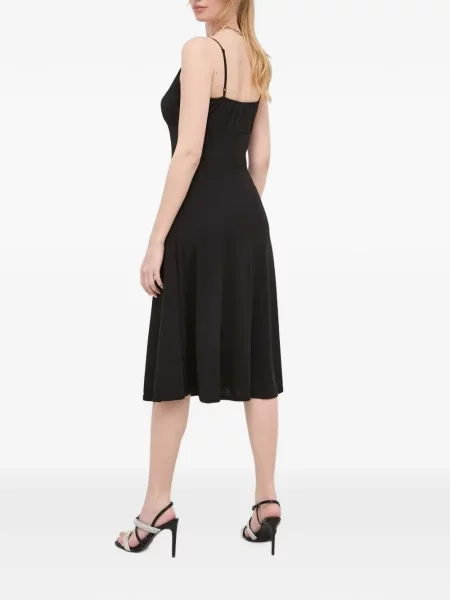 Rochie midi Morgan cu bretele negru
