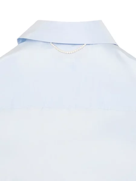 Cămașă Carven cu perle albastru