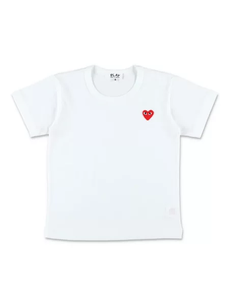 Koszulka dziecięca Comme Des Garcons Play biała