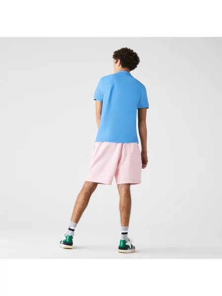 Lacoste Szorty Live Z Nadrukiem Relaxed Fit różowe