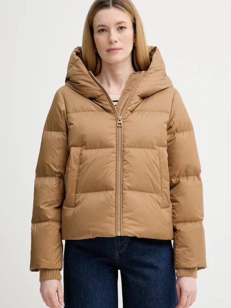 Marc O'Polo kurtka puchowa beżowy zimowa brązowa