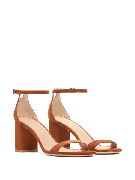 Sandale Stuart Weitzman din piele de căprioară maro