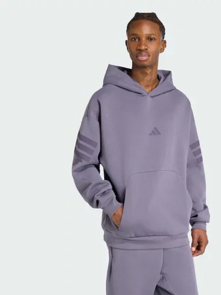 Худі adidas 3 Stripes фіолетовий