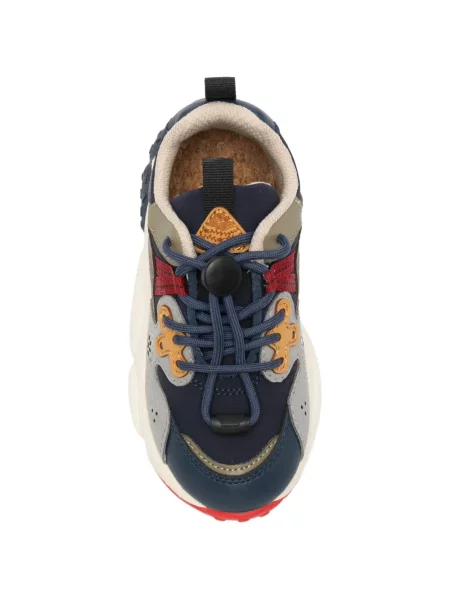 Sneakersy dziecięce Flower Mountain niebieskie
