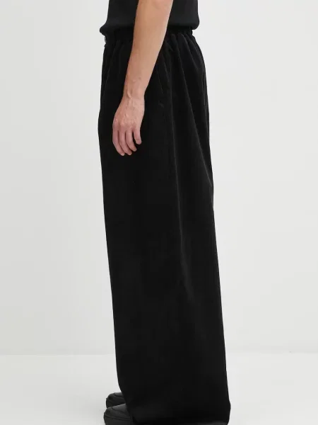 Κοτλέ παντελόνι Martine Rose Extreme Wide Leg Tailored ανδρικό μαύρο