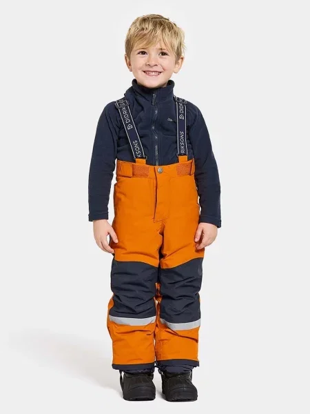Didriksons lyžařské kalhoty IDRE KIDS PANTS oranžové