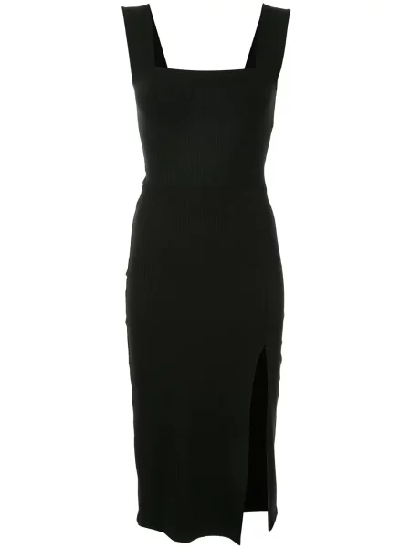 Rochie midi Reformation stretch negru