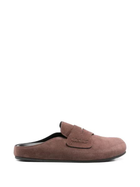 Papuci tip mules Erika Cavallini maro
