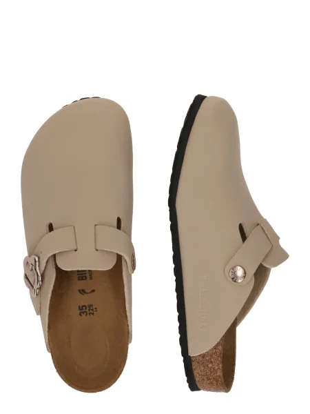 Birkenstock Šľapky Boston Flower Buckle S béžová
