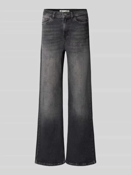 Jeansy o kroju relaxed fit z czystej bawełny model FEYA' Cars Jeans czarne
