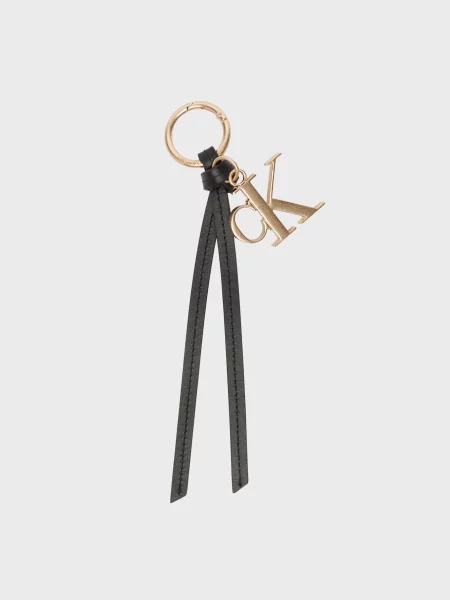 Шкіряна підвіска Calvin Klein чорна