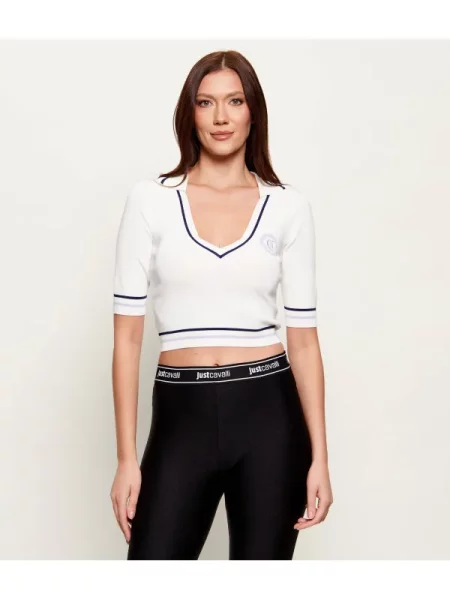 Just Cavalli Bluză | Cropped Fit