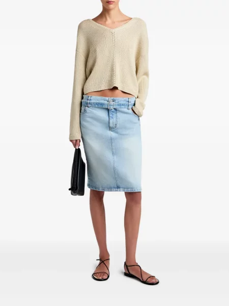 Pulover Proenza Schouler White Label alb
