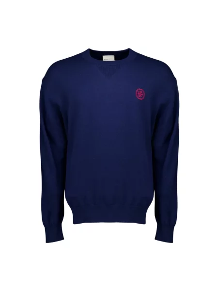 Sweter Drole De Monsieur wełniany niebieski