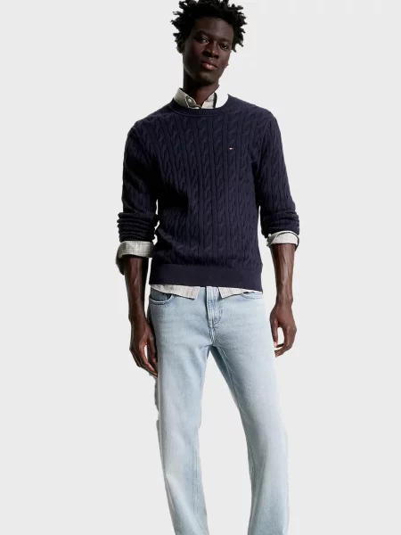 Классический свитер Tommy Hilfiger синий