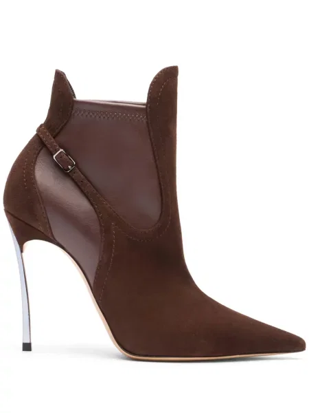 Botine chelsea Casadei maro