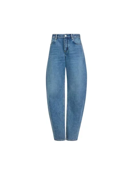 Jeansy Alaïa niebieskie