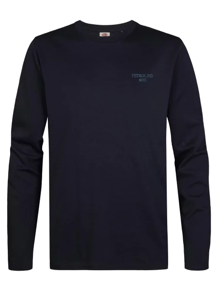 Petrol Industries Tricou închis albastru