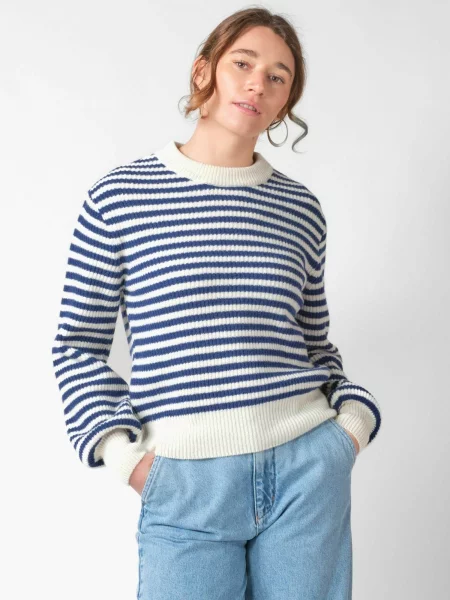 Klitmøller Collective Pulover Gunilla azuriu