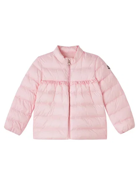 Gyerek pehelydzseki Moncler Enfant rózsaszín