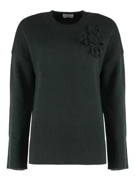 Pulover P.a.r.o.s.h. cu model floral verde