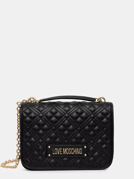 Geantă Love Moschino matlasată negru
