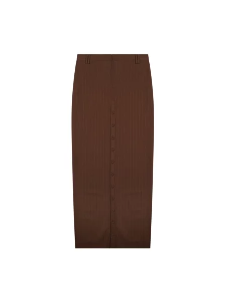 Spódnica midi Jean Paul Gaultier brązowa