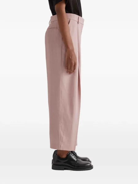 Spodnie Meimeij plisowane różowe