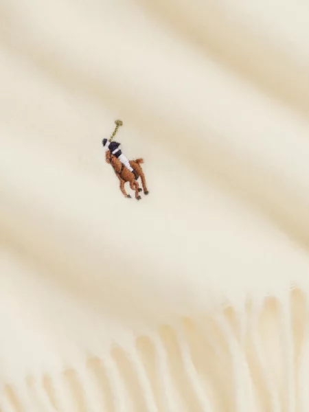 Șosete Polo Ralph Lauren cu model herringbone cu broderie plasă albastru