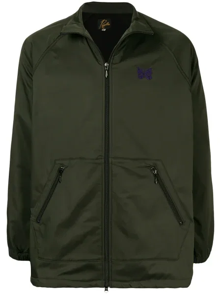 Lehký bunda Needles s výšivkou zelená