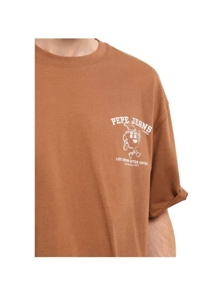 Tricou Pepe Jeans maro