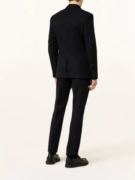 Sandro Marynarka Garniturowa Extra Slim Fit blau granatowa