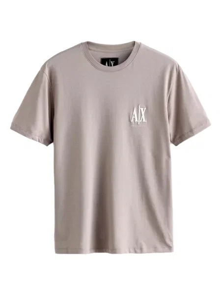 Rövid ujjú pólóing Armani Exchange bézs