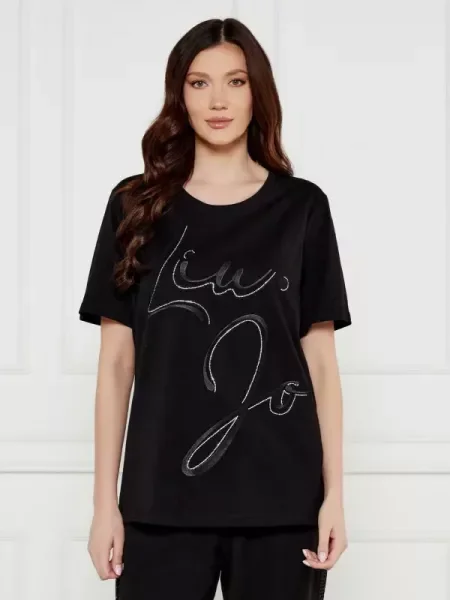 Liu Jo Sport Tricou | Relaxed fit negru