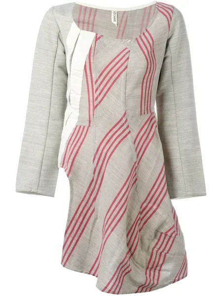 Oblekové šaty Comme Des Garçons Pre-owned šedé