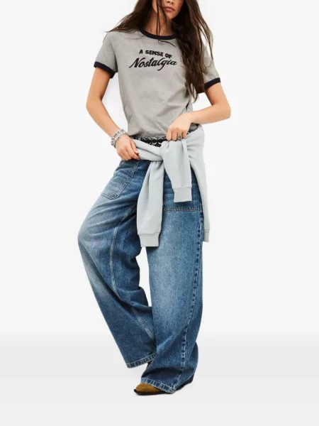 Tricou Ba&sh cu imagine gri