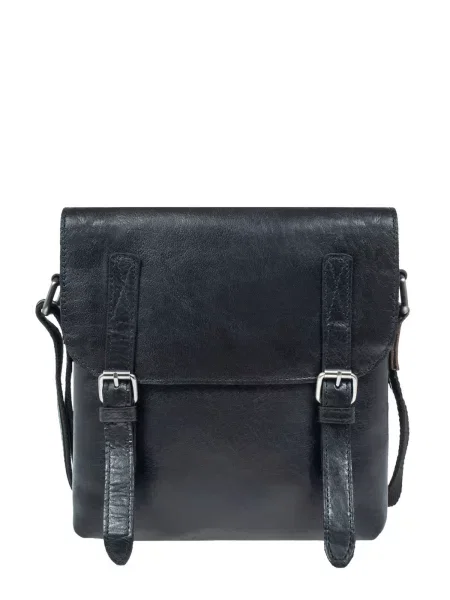 Кожаная сумка через плечо Ashwood Leather черная