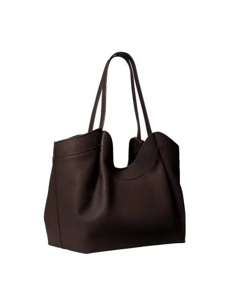 Shopperka Michael Kors skórzana brązowa