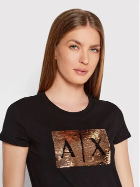 Tričko Armani Exchange černé