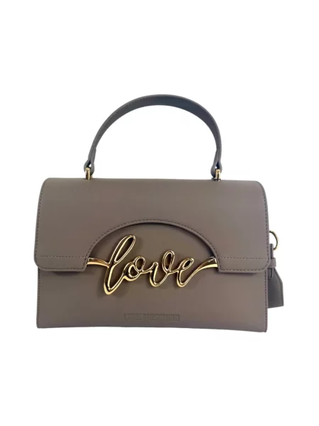Torebka Love Moschino skórzana zielona
