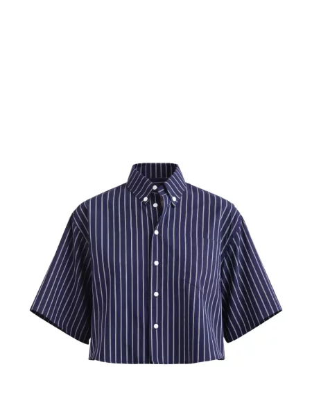 Koszula w paski Derek Lam 10 Crosby w paski niebieska