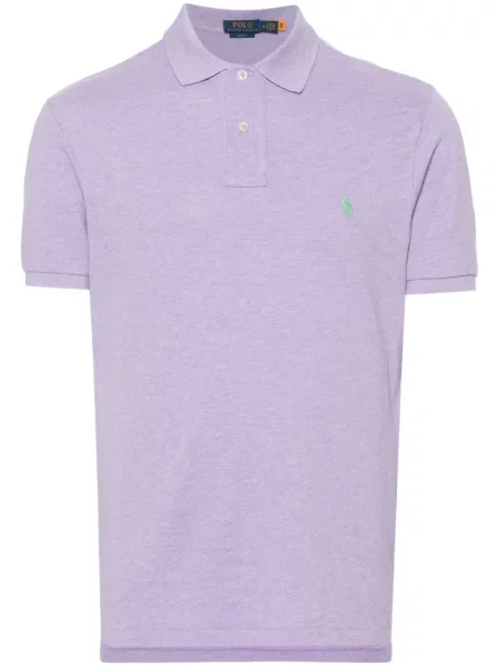 Polo Polo Ralph Lauren cu broderie violet